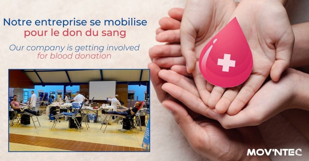 MOV’NTEC est fier de pouvoir vous annoncer qu’elle a organisé pour la 2ème année consécutive le don du sang pour la zone industrielle de Ruitz avec l’EFS au village entreprise de Ruitz ce 21 septembre 2023. 11 entreprises de la zone ont répondu présent à cette nouvelle édition : ce ne sont pas moins de 70 salariés de la zone industrielle qui ont participé dont 18 collaborateurs MOV’NTEC.  