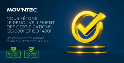 Aujourd’hui, nous fêtons le renouvellement des certifications ISO 9001 et ISO 14001 !