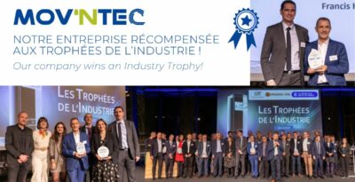 Notre entreprise récompensée aux Trophées de l’Industrie !